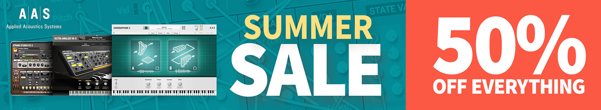 Applied   Acoustics Systems Summer Sale! 50% Off Everything!